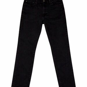 J. Crew Men's Dark Black Straight Jeans